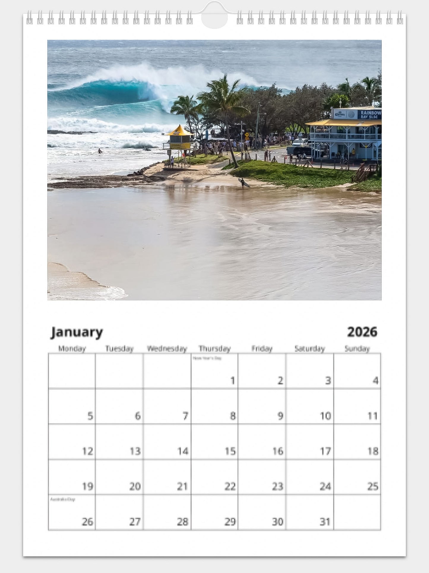 GOLD COAST 2026 CALENDAR