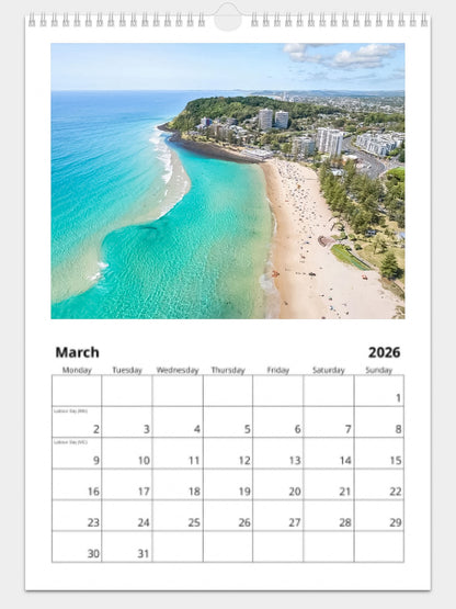 GOLD COAST 2026 CALENDAR