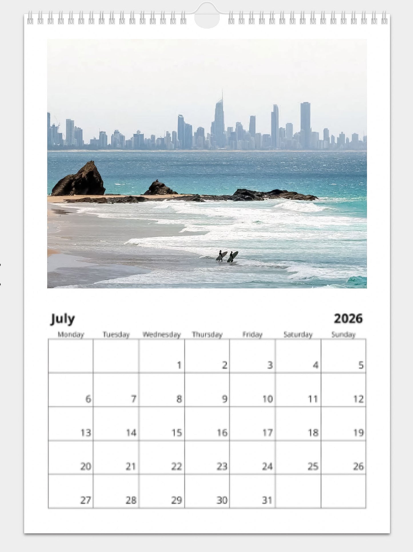 GOLD COAST 2026 CALENDAR