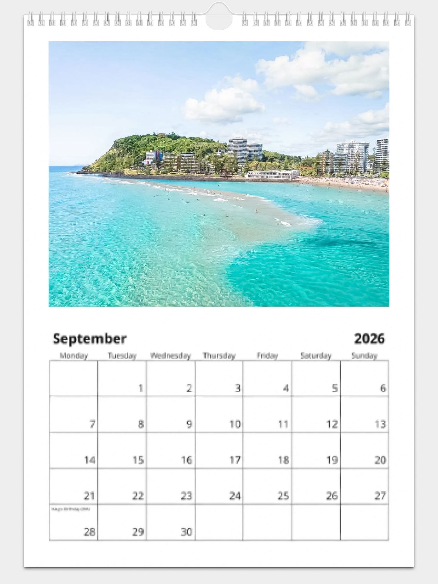 GOLD COAST 2026 CALENDAR