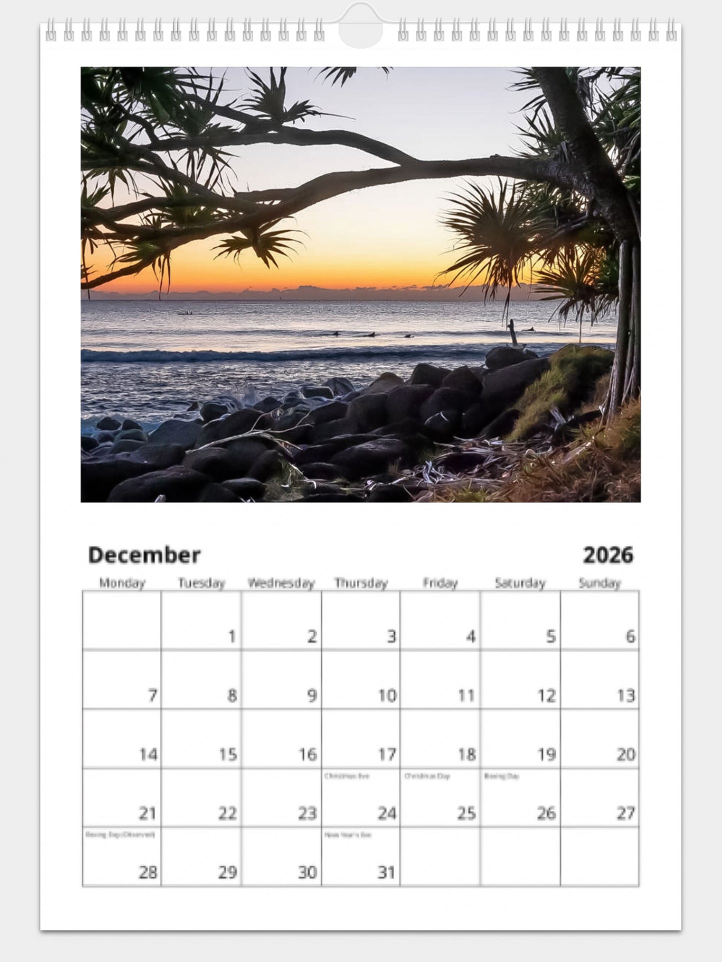 GOLD COAST 2026 CALENDAR